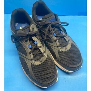 SKECHERS Go Run Air Cooled Goga Mat Men Athletic Shoes Charcoal Blue Size 11.5